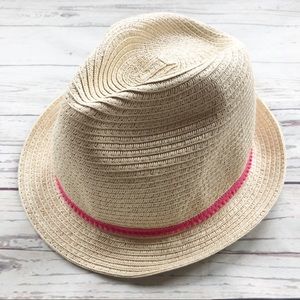 {Gymboree} Pom-Pom Fedora Hat